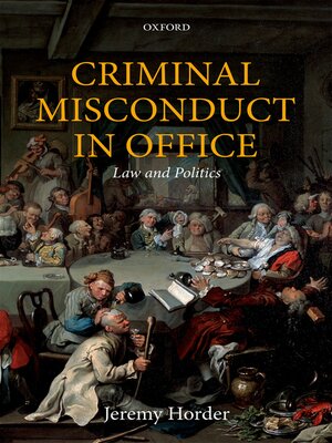 cover image of Criminal Misconduct in Office